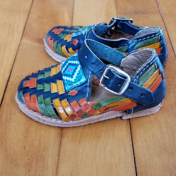 Urge Rock Mexican Toddler Huaraches Buckle Sandals size 2 - Picture 5 of 10